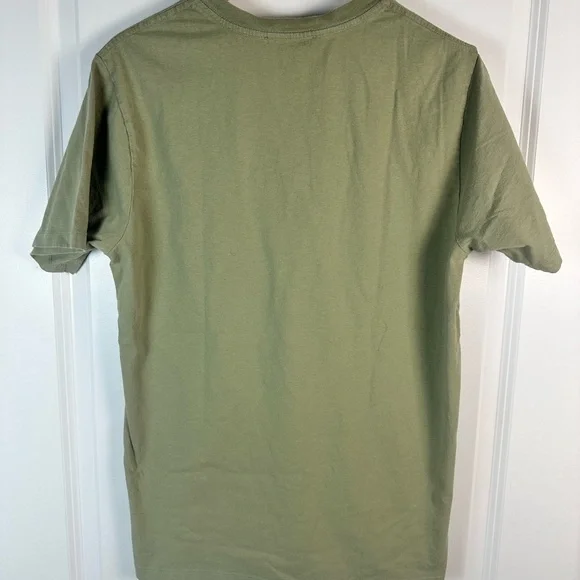 All Saints Olive Unisex Short Sleeve Tee - Picture 7 of 8